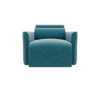 Sillón deslizante modena tela 1 color turquesa