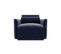 Sillón deslizante modena tela 2 color azul