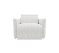 Sillón deslizante modena tela 2 color blanco