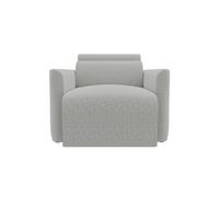 Sillón deslizante modena tela 2 color gris claro