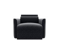 Sillón deslizante modena tela 2 color negro