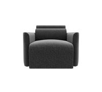 Sillón deslizante modena tela 3 color antracita