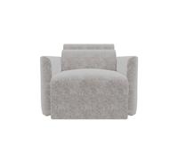 Sillón deslizante modena tela 3 color gris claro
