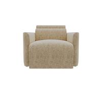 Sillón deslizante modena tela 3 color visón