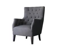 Sillón Escandinavo "duchesse" En Tela - Gris