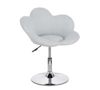 Sillón Fleur Cromo-Gris claro