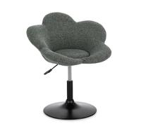 Sillón Fleur Negro-Verde oscuro
