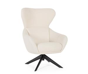 Sillón giratorio Hailey Snow