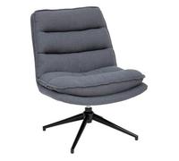 Sillón Giratorio "harper" Gris - Atmosphera Createur D'interieur