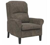 Sillón Gris Oscuro Cuero Sintético Vidaxl