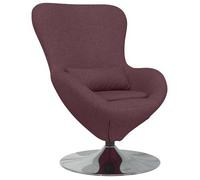 Sillón Huevo Morado 63 X 73 X 90 Cm Tela Vidaxl