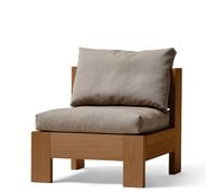 Sillón Icon Pino Marrón Oscuro/ Beige