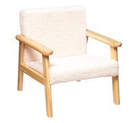 Atmosphera Sillón infantil Basile – Felpa, Crudo