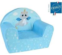 Sillón infantil, diseño "LEÓN EL DRAGÓN", 42 cm de alto, 52 cm de ancho, 33 cm de profundidad, color azul