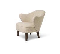 Sillón Ingeborg Roble Teñido Oscuro/Botones Vegetales/0001 Beige