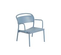 Sillón Lineal de Acero Azul Pálido