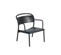 Sillón Linear de Acero Negro Antracita