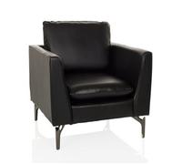 Sillón Lounge / Sofá Monoplaza Bavero Pu Negro Hjh Office
