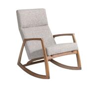 Ángel Cerdà – Sillón mecedor 5106 – Tela gris – 68x90x96 cm