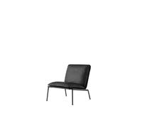 Sillón Muno LN18 Negro Cálido/Cuero Noble Negro