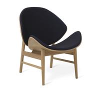 Sillón Nórdico Cálido Naranja con Asiento y Respaldo Acolchado Sprinkles 794/ Roble Blanco