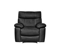 Sillón piel relax sharona color negro - conforama