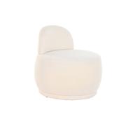 SILLON POLIESTER 66X66X66 BORREGUITO BLANCO FIJALO MB199964