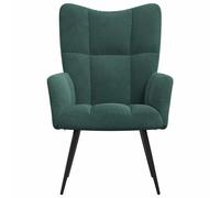 Sillón Polks respaldo alto con reposabrazos 96,5x61x70 cm Dark green