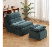 Sillón puff comprimido, sofá pequeño extraíble para sala de estar, sofá esquinero moderno con pedal
