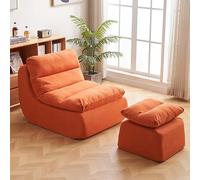 Sillón puff comprimido, sofá pequeño extraíble para sala de estar, sofá esquinero moderno con pedal