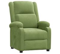 Sillón Reclinable De Terciopelo Verde Claro Vidaxl