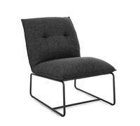 Sillón reclinable Galene Negro