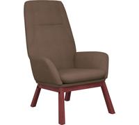 Sillón reclinable Relax, color taupe, tapizado en tela