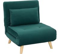 Sillón reclinable - Silla plegable - Cama extraíble - Sillón - Diseño 3 en 1 - Respaldo ajustable en 6 posiciones