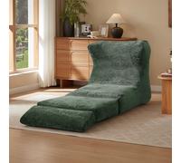 Sillón reclinable STILVORA, diseño moderno, transformable en tumbona, sillón de relax para salón y dormitorio, confeccionado en chenilla