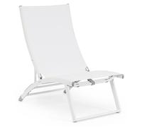Sillón reclinable Taylor, color blanco, juego de 2 unidades
