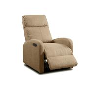 Sillón relax eléctrico fiorentino diseño reclinable beige 99x95x95 cm