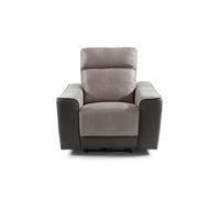 Sillón relax eléctrico moon color gris claro y gris oscuro - conforama