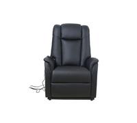 Sillón relax eléctrico piel sintética max negro - conforama