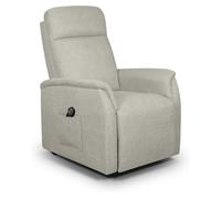 Sillón relax elevador häusbed landa, 1 motor power lift - beige
