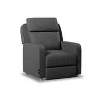 Sillón relax one fabric nalui gris antracita reclinable