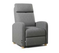 Sillón relax verona nalui gris marengo tela