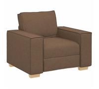 Sillón Sofá De Tela Marrón De 100x78x84 Cm Vidaxl