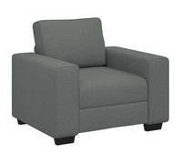 Sillón Sofá Tela Gris Oscuro 100x77x82 Cm Vidaxl