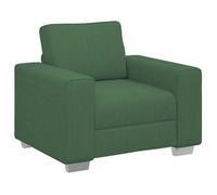 Sillón Sofá Verde Oscuro 100x77x82 Cm Tela De Pana Vidaxl