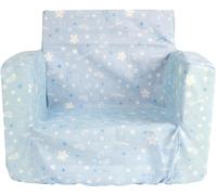 Sillón Tataway Blue para niños | Sillón Infantil para Dormitorio y hogar | Asiento Compacto y Ligero con diseño Colorido para Relajarse, Jugar y Leer
