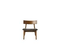 MUUBS Tetra lounge chair Tela color granito-roble aceitado oscuro