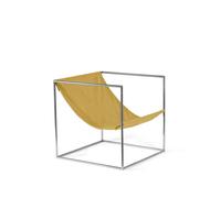 Sillón Valerie Object Solo Seat de Acero Inoxidable/ Amarillo