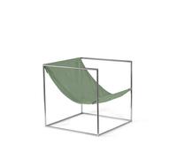 Sillón Valerie Object Solo Seat de Acero Inoxidable/ Verde