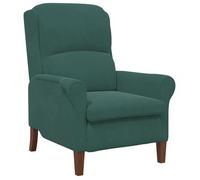 Sillón Verde Oscuro Terciopelo Vidaxl